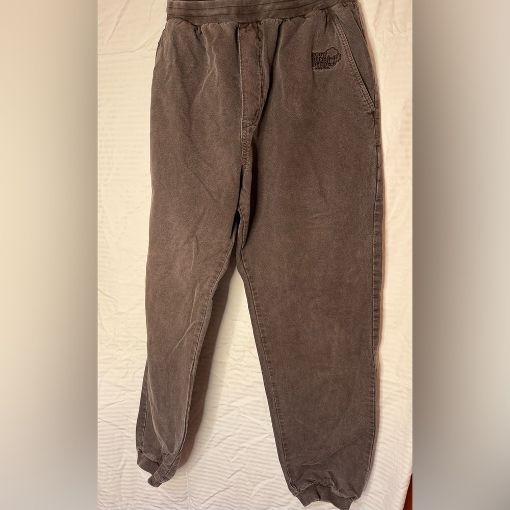 NWOT Hawaii CRAZY SHIRTS UNISEX Rootbeer Died XL Jogger Pants - Picture 3 of 7